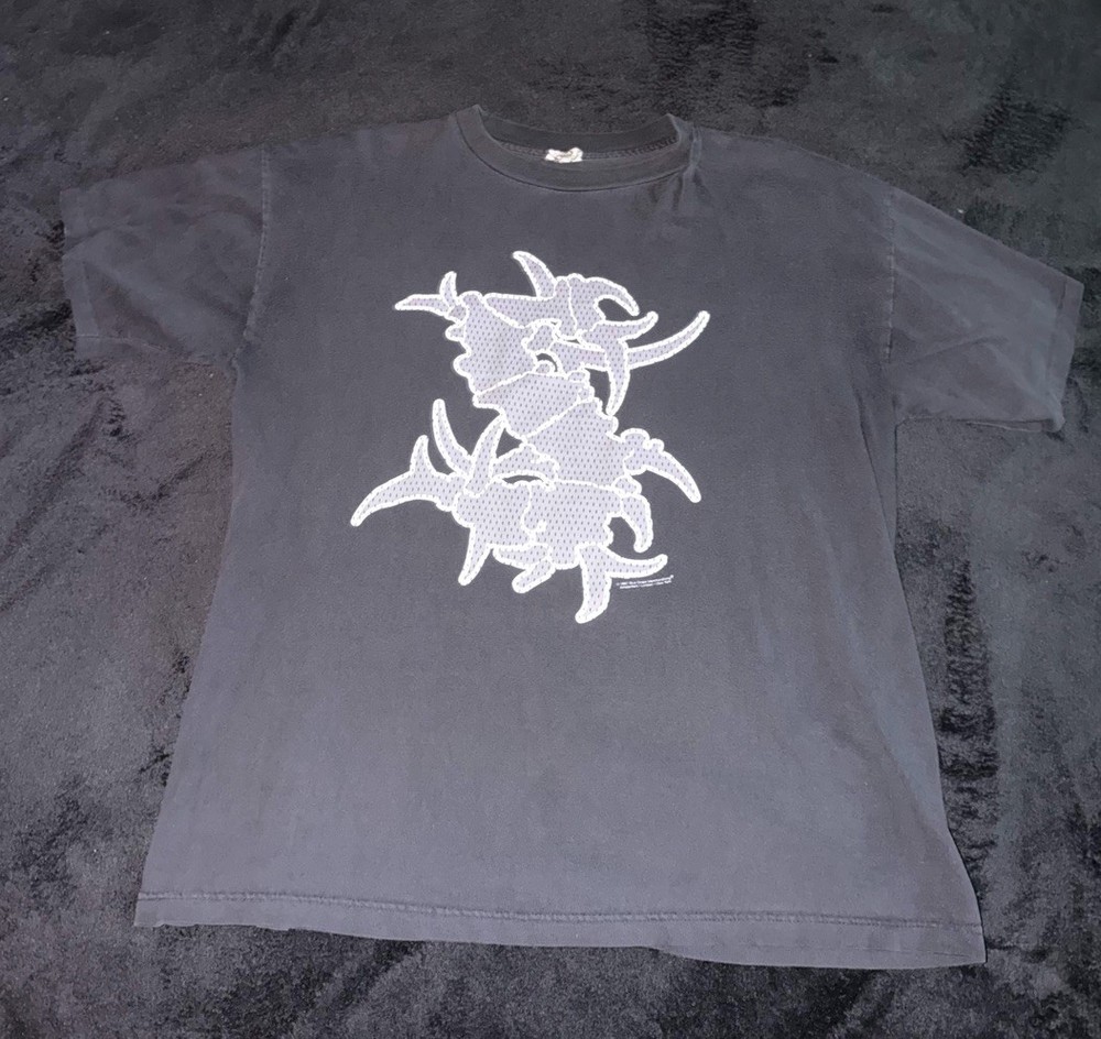 Sepultura XL Vintage Shirt Logo Extra Large 1997 Blue Grape Double Sided 90s