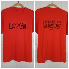 Uniqlo × Keith Haring Shirt LOVE Graphic Tee Men’s Small Pop Art Cotton SS