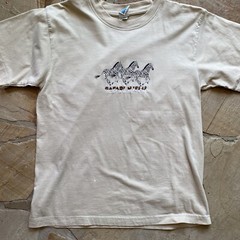 Vintage Kenya Shirt Safari Njema Embroidered Tshirt Medium Africa Zebra 80s