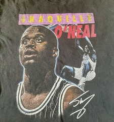 Shaquille O’Neal GOAT Crew Black Double Sided Graphic T Shirt, Size XL
