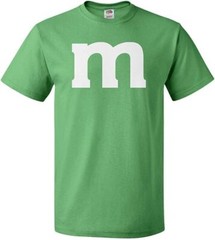 M Team Adult T-Shirt – Easy Cosplay Costume, Perfect for Group or Team Wear