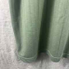 Pierre Cardin Men’s Green Short Sleeve V-Neck Casual Comfort Shirt Size Large