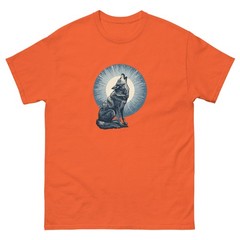 Wolf howling unisex classic tee