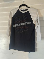 The Strokes Vintage Shirt Mens Small Y2K 2000’s Raglan Baseball Tee