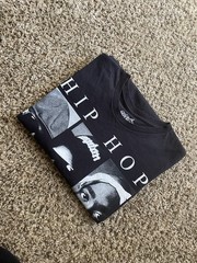 Hip Hop Legends 2Pac Tupac, Biggie, EazyE Tee Shirt Black 2XL Original Flavor