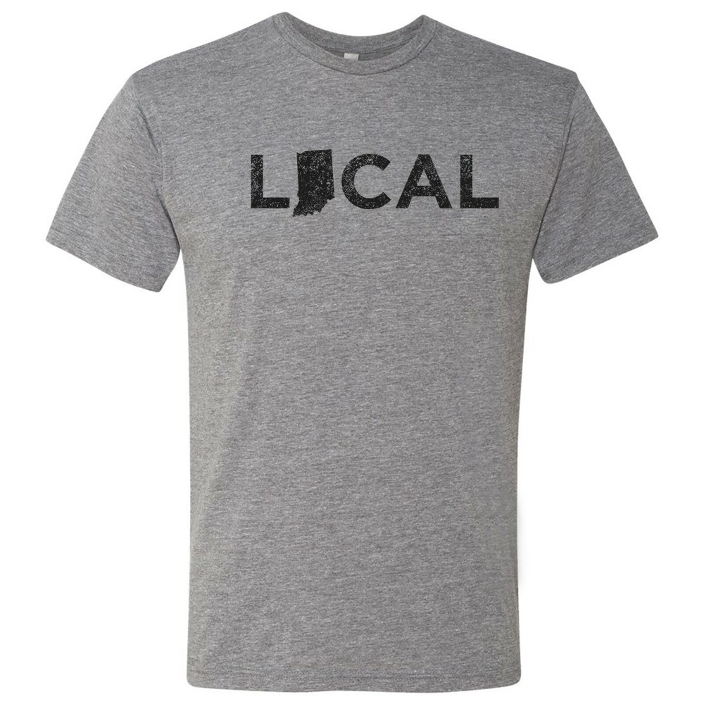Indiana Local – USA State Pride Canvas Triblend T Shirt – Premium Heather