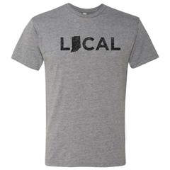 Indiana Local – USA State Pride Canvas Triblend T Shirt – Premium Heather