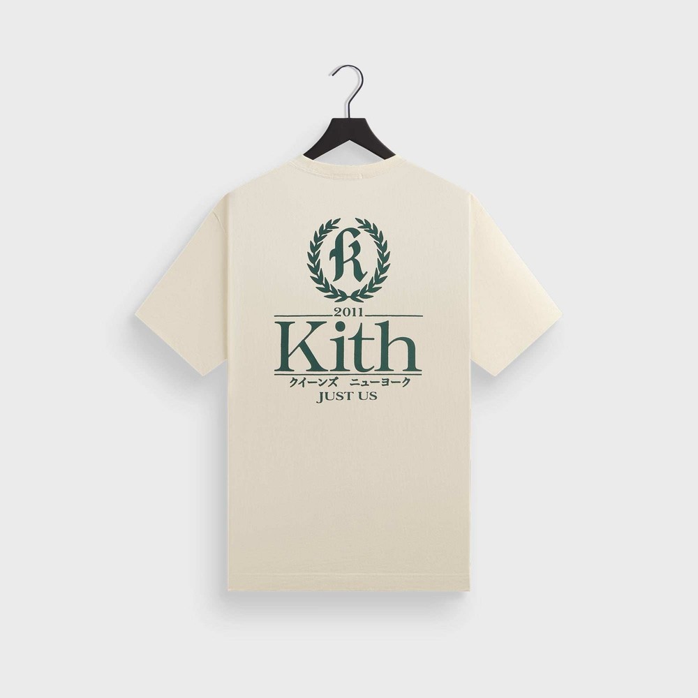 SS25 KITH INSIGNIA LOGO TEE COTTON UNISEX
