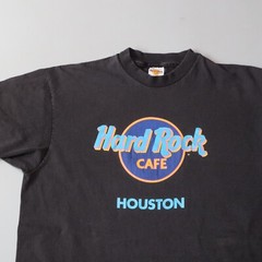 Vintage Hard Rock Cafe Shirt Mens XL Measures Large Houston Texas USA