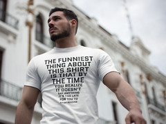Mens Humorous Graphic T-Shirt Joke Sarcastic Graphic Novelty Funny T Shirt