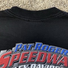 Harley Davidson T-Shirt Men’s Large Black Pat Rogers Speedway Concord NC Biker
