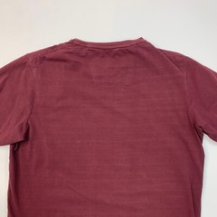 Hood By Air T Shirt Mens M Medium Burgundy Crew Neck Basic Short Sleeve Tee
