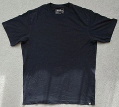 Eddie Bauer Mens Legend Wash Black 100% Cotton T-shirt Pit 23″ Length 29.5″