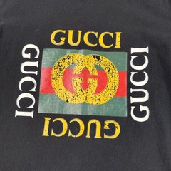 Vintage Gucci Logo Shirt Early 2000s Box Logo Made In Italy **Read