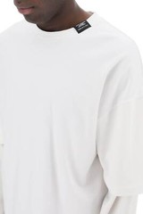 Oamc t-shirt Mul tistrato Long Sleeves 24E28OAJ11COT00912 White Sz.L 101OW