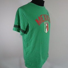 Umbro T-Shirt Mens Small Crew Neck Graphic Tee Green Short Sleeve Mexico Soccer
