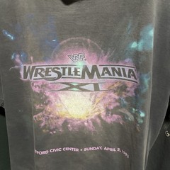 vintage 90s sunfaded distressed wwe wrestlemania grunge single stitch tshirt xl