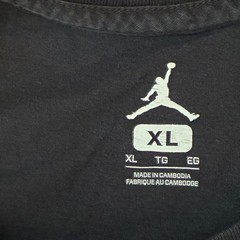Nike Air Jordan Graphic T-Shirt Mens XL Black Jumpman World Flags Basketball Tee