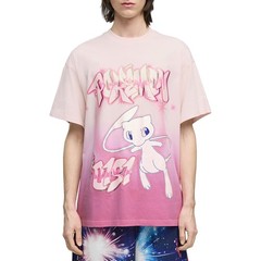 PUMA X Pokémon Hoops Shiny Mew Graphic Crew Neck Short Sleeve T-Shirt Mens Size