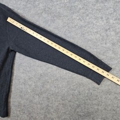 Members Mark Soft Wash Thermal Henley Size XL Long Sleeve Shirt Heathered Black