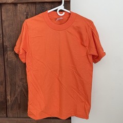 LOT OF 4 VTG 90s United Sports Activewear Tshirt Small 34-36 Orange USA Blank