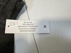 Men’s Shirts, (New w/tags), Athletic Works, S/S Crew Neck Pocket Tee 3XL (54-56)