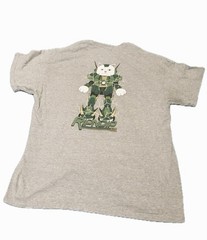 RIPNDIP High Grade Men’s XL Gray Cotton Graphic Cat Logo Crew Neck T-Shirt