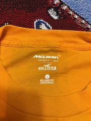 McLaren Racing Shirt Formula 1 F1 Hollister Mens Large Orange 2023 Tee