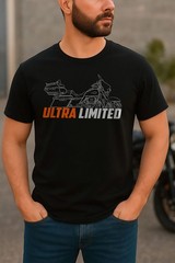 For HD FLHTK & FLHTKL Electra Glide Ultra Limited 2010-24 fans – Moto T-Shirt