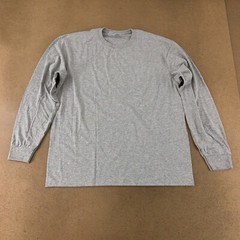 Port & Company Core Blend Men’s Size XL Heather Gray Long Sleeve Crew Neck Tee