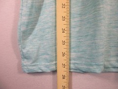 Reel Life Mens Stretch Round Neck T-Shirt Short Sleeve Size XL Light Blue