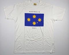 Vintage 2001 Australia Southern Cross T Shirt Mens Large Made In Australia