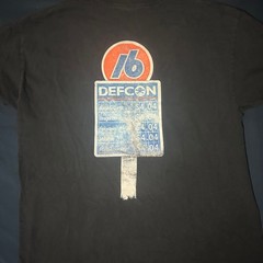 VINTAGE DEF-CON Hacking Conference T Shirt Size XL