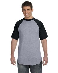 Augusta Sportswear 423 Adult Short Sleeve T Shirt Baseball Jersey Knit T Shirt