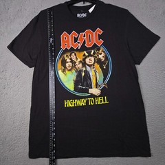 ACDC HIGHWAY TOO HELL Shirt Mens XL BLACK Concert TOUR CLASSIC ROCK Music NWT C