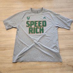 Adidas Climalite Speed Rich T-Shirt Gray Florida State Champions Mens Large