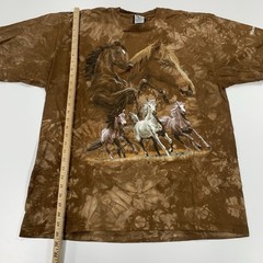 Back To Earth Tie Dye Horses Tee Men’s 2XL