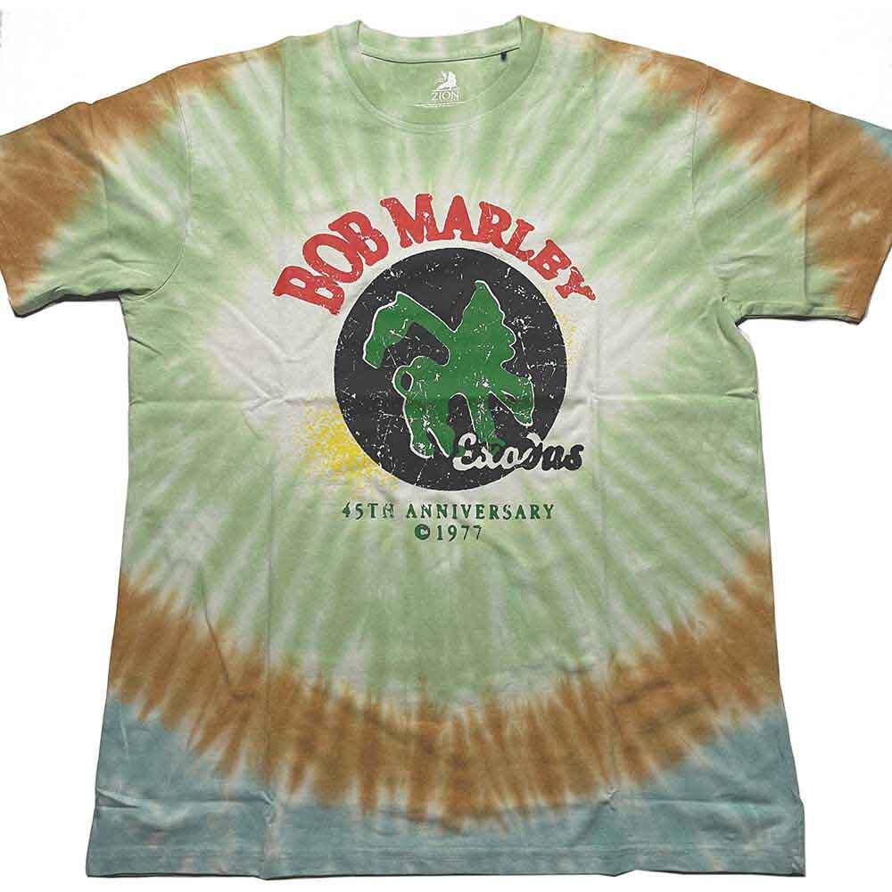 Bob Marley 45th Anniversary T-Shirt Green New