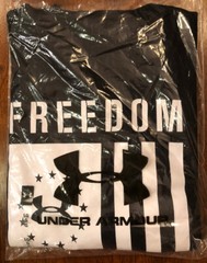Under Armour UA Freedom Flag Logo Men’s T Shirt Tee Cotton Blend S M L XL XXL