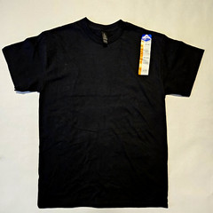 Same Day Shipping NEW Gildan Men’s Heavy Cotton Black Short Sleeve T-Shirt 5000