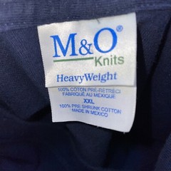 M O Knits Blue Dad Of Dads Script REV 19:16 Short Sleeve Size XXL Free Shipping