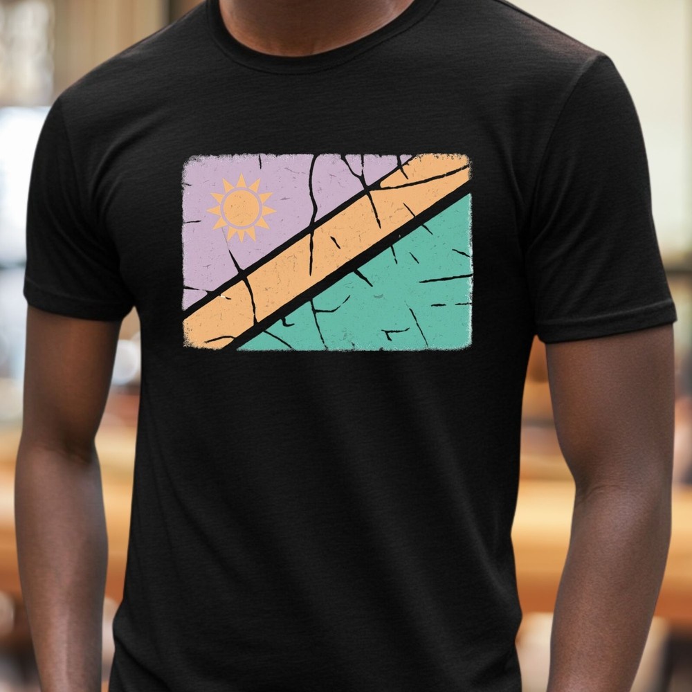Mens Namibia Motif Cotton T-Shirt Size S to 5XL