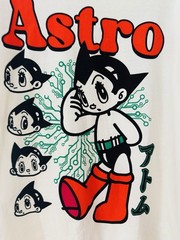 Astro Boy Mighty Atom Tee Shirt Tan Natural XL Anime Manga