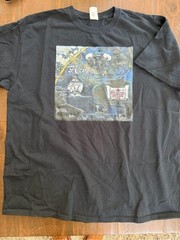 Black Tee with Vintage Map AZORES ArtWORK – XL
