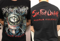 Six Feet Under band 2 sides black T-shirt Unisex All sizes XZ1096