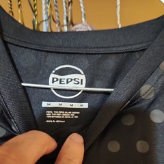 Pepsi Shirt mens Medium Black Short Sleeve Employee Uniform