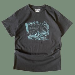 FROSTED black t-shirt with cool graphic designs