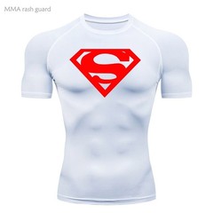 Mens Spider Superhero Compression T-shirts Short Sleeve Gym Tops Tee Tights