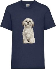 Shih Tzu Dog Pet Family Novelty T Shirt Various Colours And Sizes