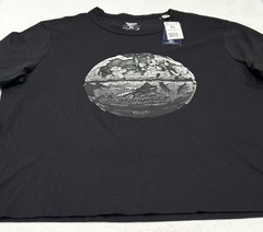 Reebok Men’s Regular Fit Short Sleeve Graphic Hoopwear T-Shirt, Black, XL